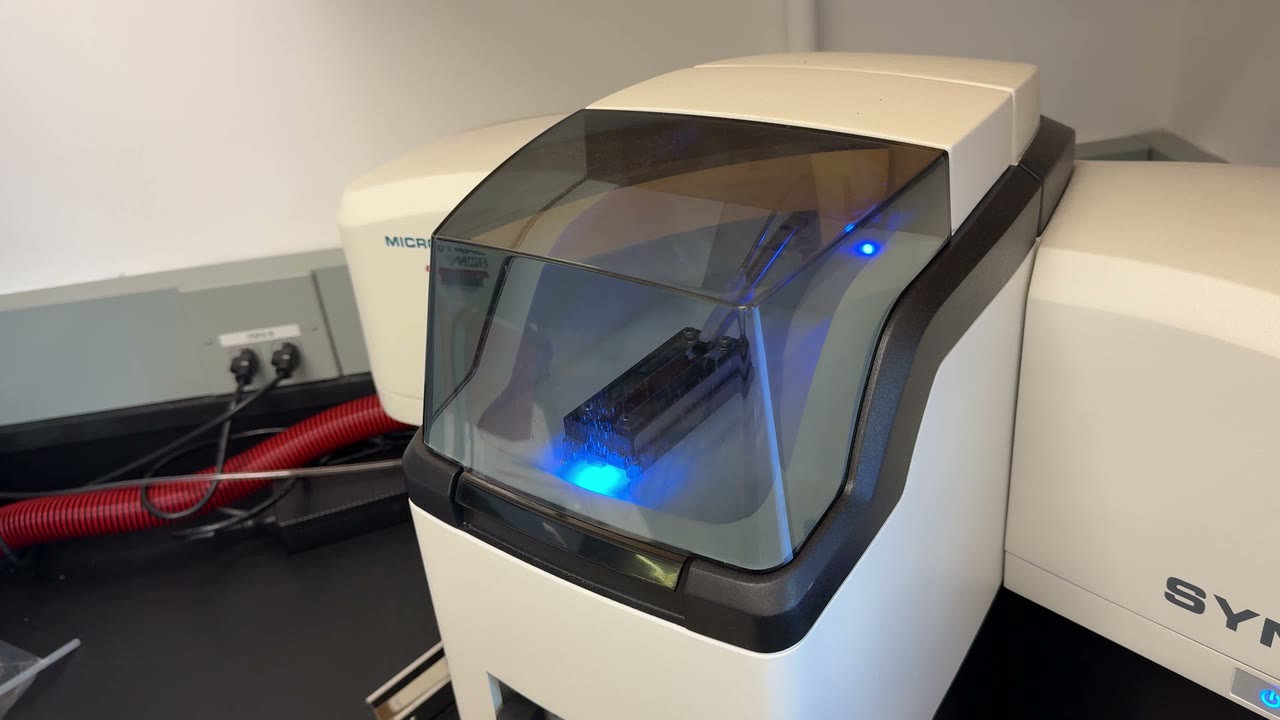 Particle size analyzer sample collection process video poster.