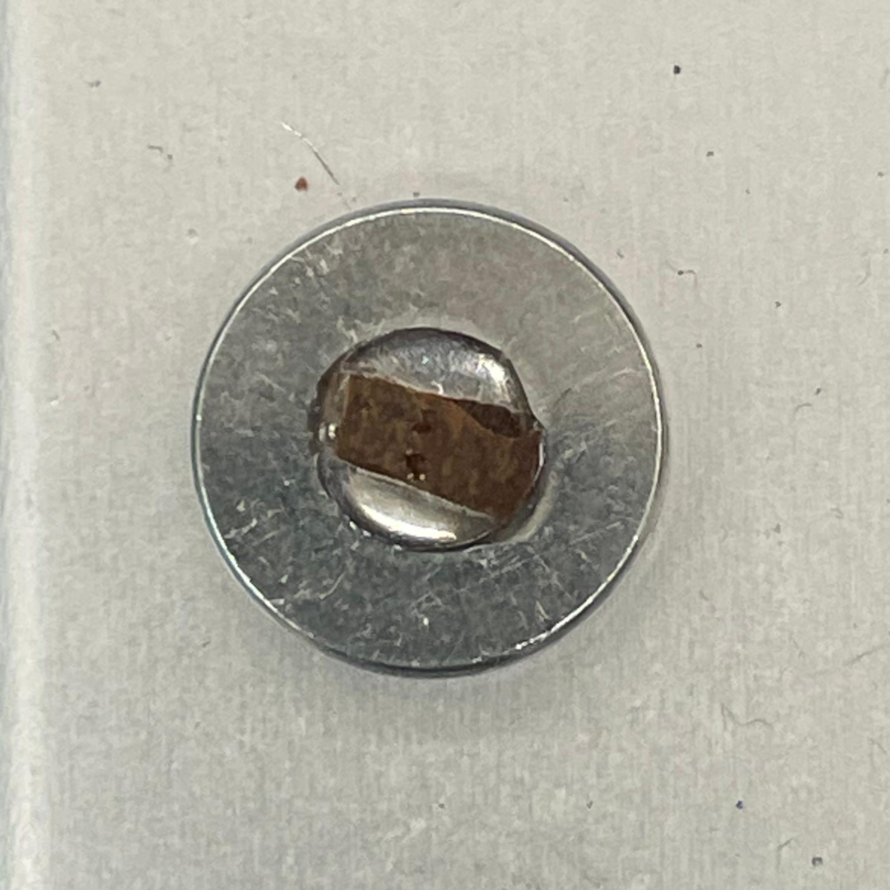 Sample mounted with cryo gel.
